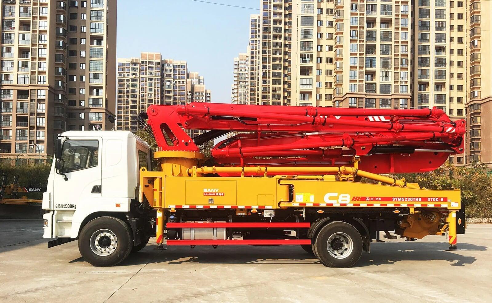 Bomba pluma concreto 39 mts Sany SYG5260THB 390-C Heavy Pro